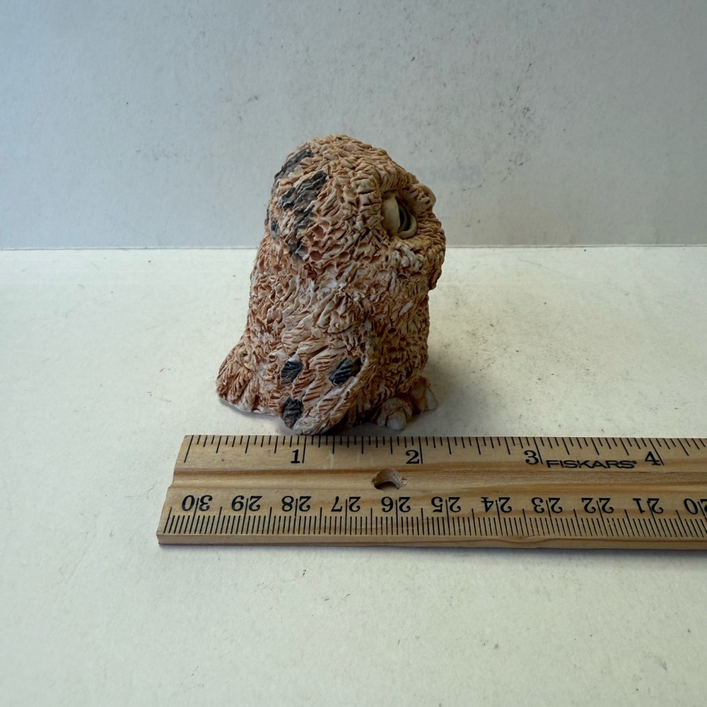Vintage Stone Critters Baby Barn Owl Figurine by United Design Corp. - Picture 12 of 13